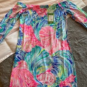Off the Shoulder Lilly Pulitzer Cotton Dress
